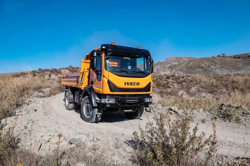 Der Mittelklässler: Der Iveco Eurocargo 4x4 ist bei vielen Kommunen im Einsatz und kann auf Baustellen in Bergregionen helfen. | Foto: Iveco