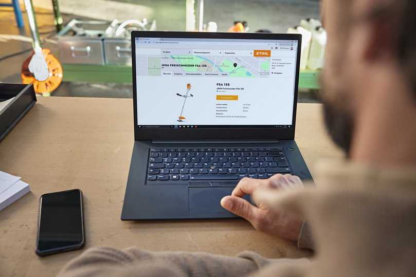 Profis aus GaLaBau und Kommunen können im Stihl connected Portal alle relevanten Informationen zur Planung und Organisation ihrer Aktivitäten und Einsätze anlegen und diese schnell und übersichtlich abrufen. | Foto: Stihl