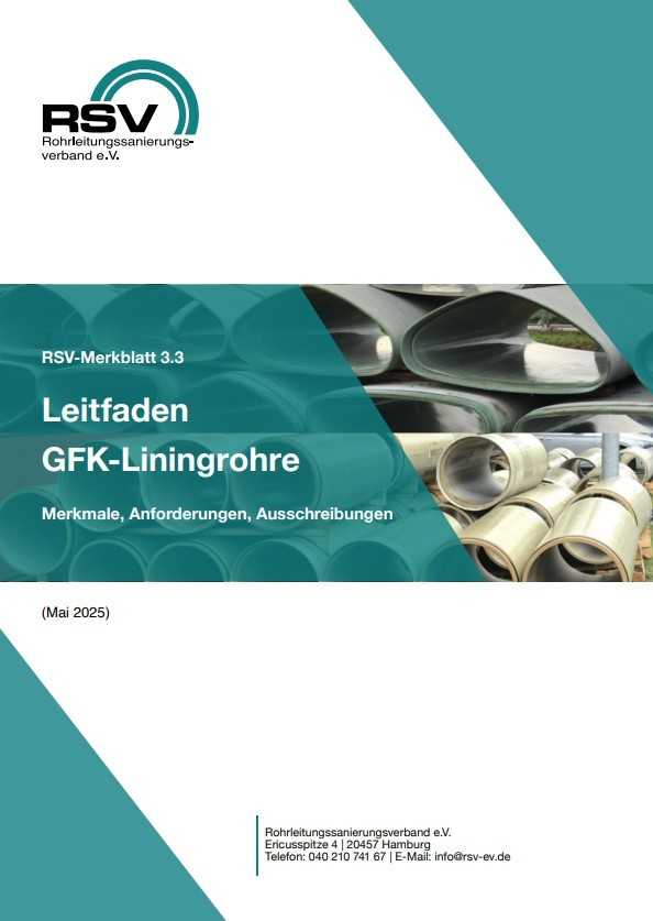 GFK-Liningrohre: Neues RSV-Merkblatt 3.3 veröffentlicht GFK-Liningrohre: Neues RSV-Merkblatt 3.3 veröffentlicht