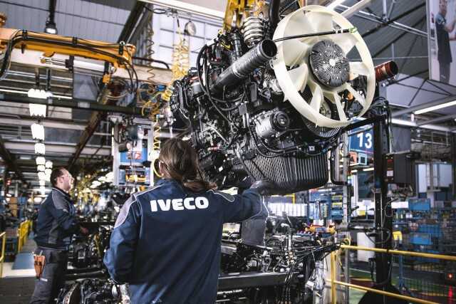 Ab heute Iveco die Produktion vorerst mit verminderter Kapazität wieder aufnehmen – hier das Werk in Madrid. | Foto: Iveco