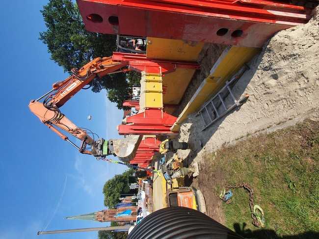 Aufnahme der Kanalbaumaßnahmen im Bereich der neuen Gleisverbindung. | Foto: TWF Tiefbautechnik