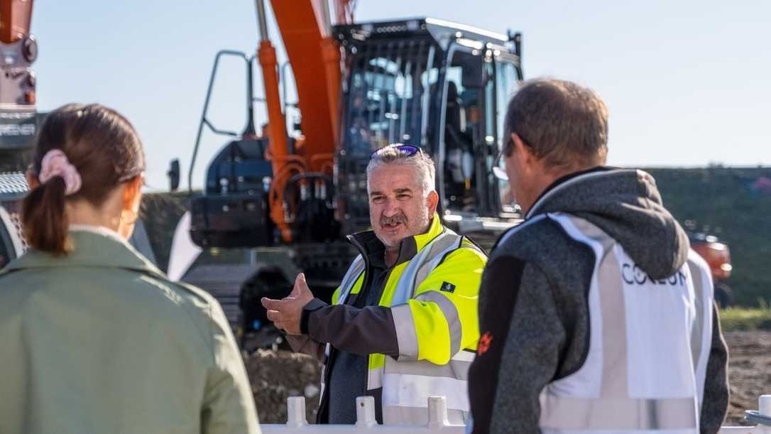 Coreum-Praxistage 2022 in Stockstadt für Baubranche, Tiefbau, Materialumschlag, Recycling