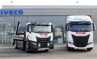 Iveco liefert ersten S-Way Absetzkipper mit CNG-Antrieb