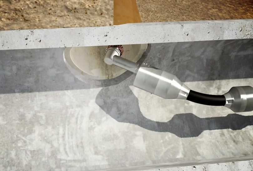 Abbiege-Fräser im Einsatz | Foto: DF-ING
