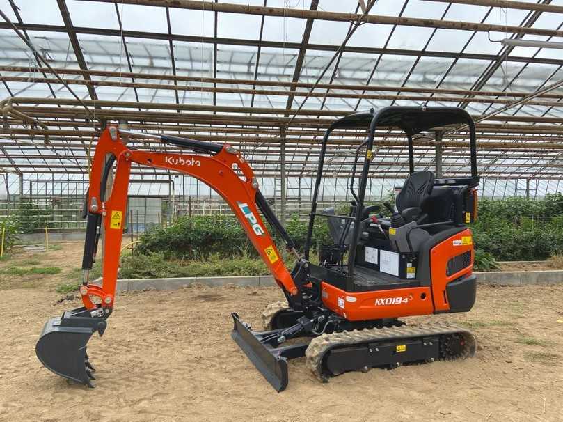 In ganz oder teilweise geschlossenen Bereichen kann der Kubota-Minibagger KX019-4 LPG bei ausreichender Belüftung bedenkenlos eingesetzt werden. | Foto: Kubota