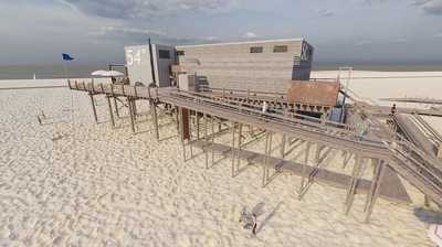 St. Peter-Ordings Strandbar erhält Aufzug und Rampe