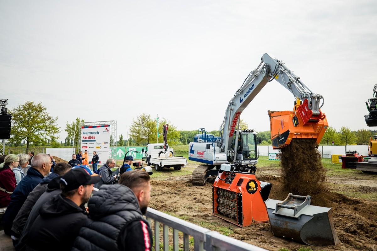 Musterbaustelle Kanalbau auf der Tiefbau Live | Foto: Messe Karlsruhe