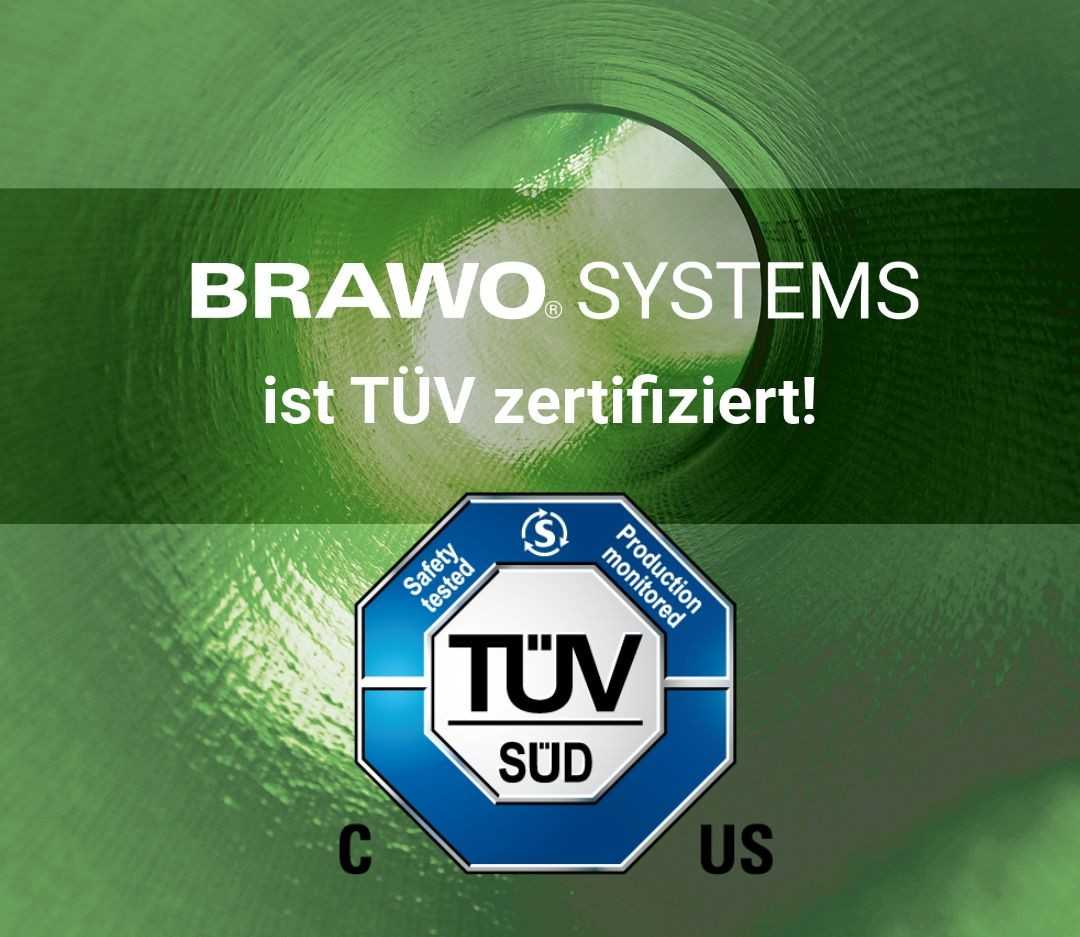 Brawo Systems erhält Zertifizierung für seine Betriebsstätte