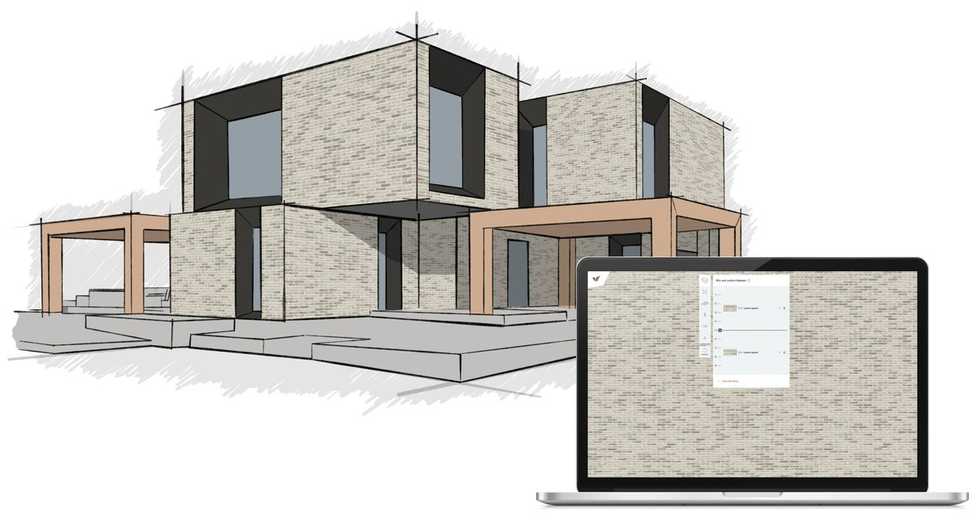 Neues Online-Tool zur Visualisierung von Fassaden - Verblender, Riemchen, Klinker