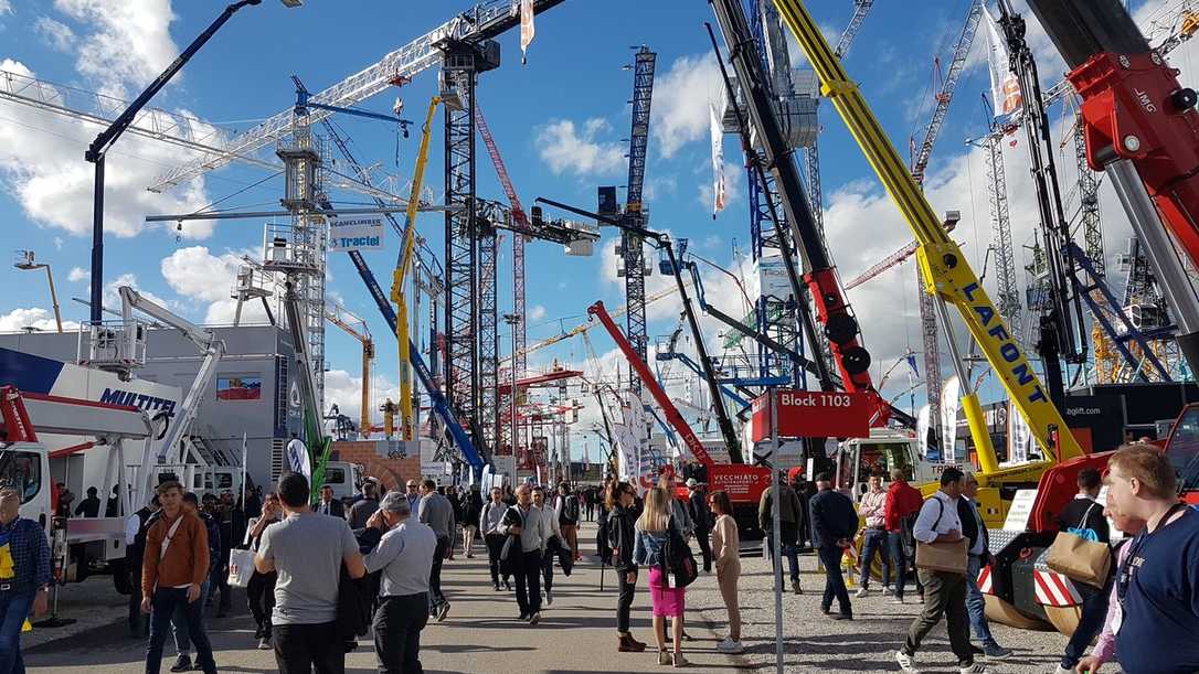 Bauma 2022: Messe-Euphorie in der Baumaschinen-Branche