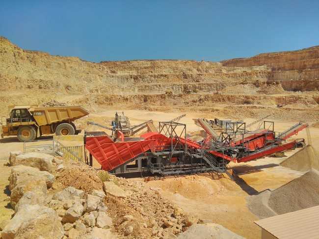 GIPO-Anlagen werden u.a. in englischen Steinbrüchen und australischen Eisenminen, in einem Granitsteinbruch an der Elfenbeinküste oder in einer Goldmine in Brasilien genutzt. | Foto: GIPO