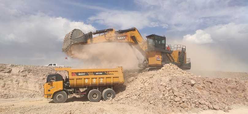 Der Minenbagger Sany SY2000 ist das Ergebnis einer euroäisch-chinesischen Kooperation. | Foto: Sany