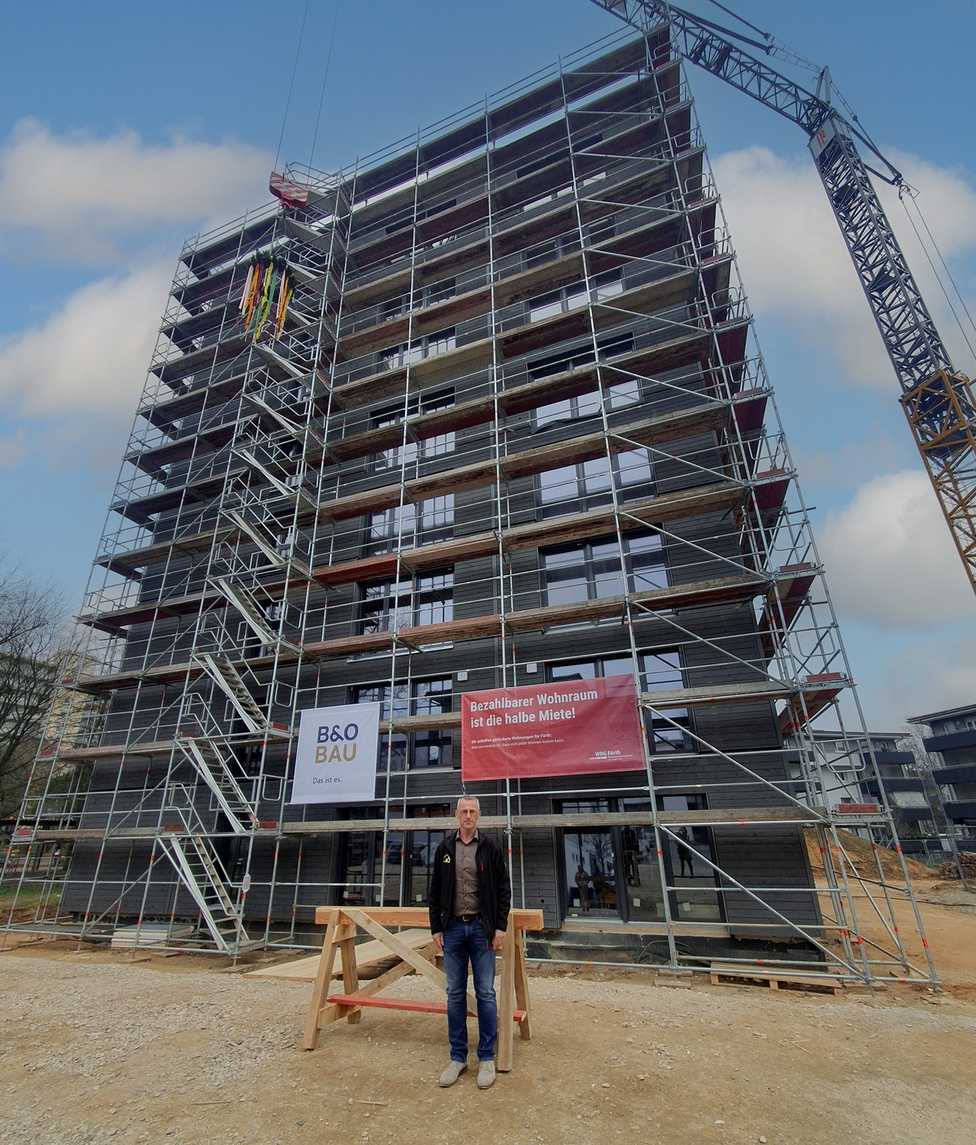 Geförderter Wohnungsbau: Fürth bekommt das höchste Holzhybrid-Mietwohnhaus Deutschlands