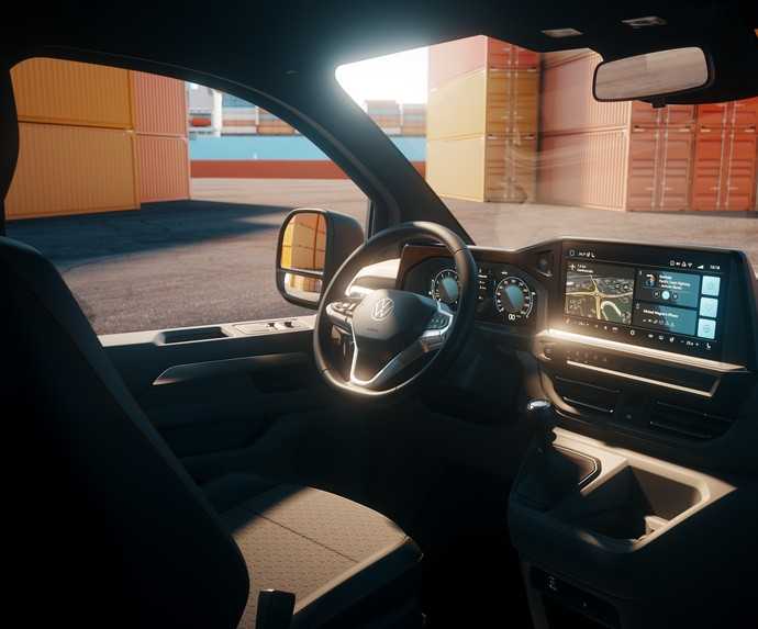 Der Innenraum des neuen Transporters | Foto: Volkswagen Nutzfahrzeuge