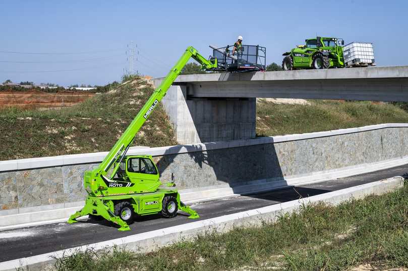 Erstmals zeigt Merlo seine neue Rotoren-Baureihe der Öffentlichkeit auf der bauma 2025. | Foto: Merlo