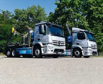 Der eActros im Fahrtest