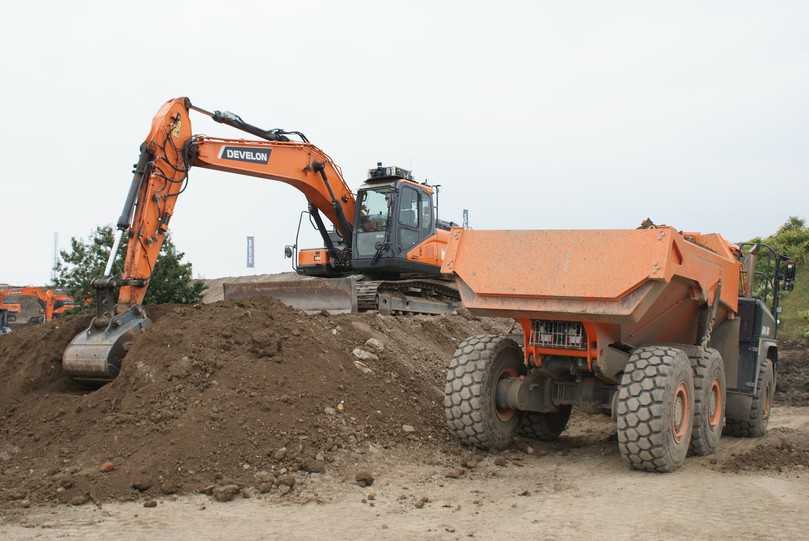 Der autonome Kettenbagger DX225-CX aus dem Concept-X 2.0-Programm von Develon ist dank 3D-Maschinensteuerung und Full Electric Hydraulic (FEH)-Technologie besonders kraftstoffsparend. | Foto: Develon