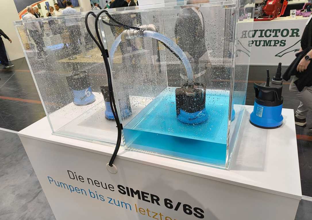 Simer 6-Pumpen: Neue Flachabsauger für geringe Wasserhöhen