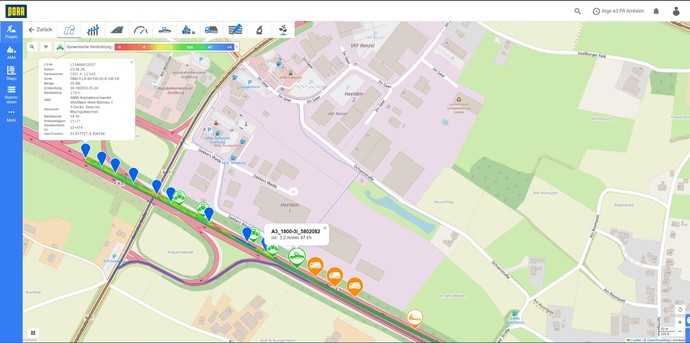 Smart Site One (SSO) dient zur Kommunikation mit der Mischanlange und als zentrale Plattform für die Erfassung und Vernetzung der Daten aus anderen digitalen Tools. | Foto: Porr