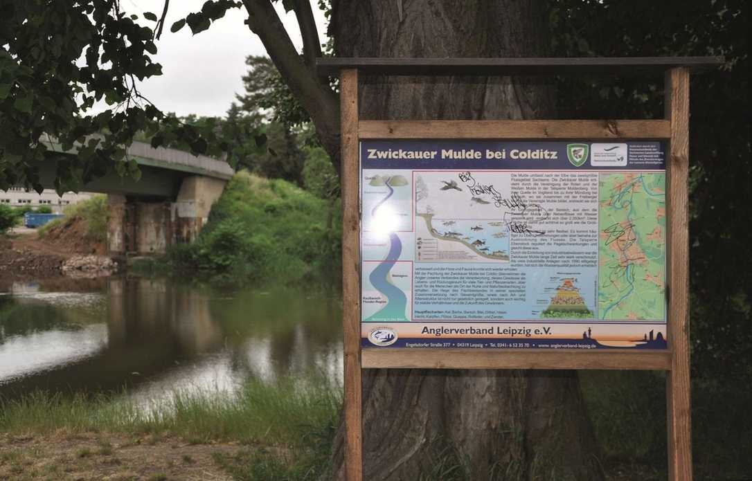 Wasserleitung unter Zwickauer Mulde zügig mit felstauglichem Bohrgerät verlegt