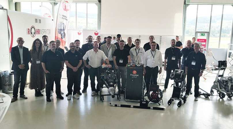 Das Team des ersten IMS Pipe Days | Foto: IMS Robotics