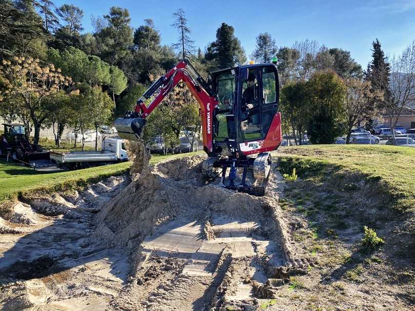 Der SV17e verspricht viereinhalb Stunden lang zu graben bzw. vier Stunden lang einen gemischten Arbeitszyklus zu absolvieren. | Foto: Yanmar