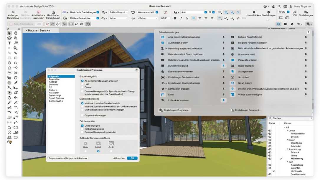 Computerworks hat sein Planungsmodul Vectorworks überarbeitet