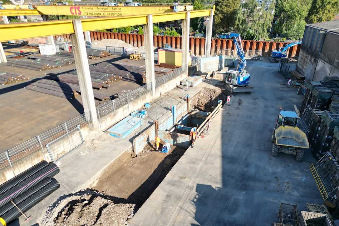 Verbaulösung Duisburger Hafen: Terra Infrastructure sichert Kanalbau Verbaulösung Duisburger Hafen: Terra Infrastructure sichert Kanalbau