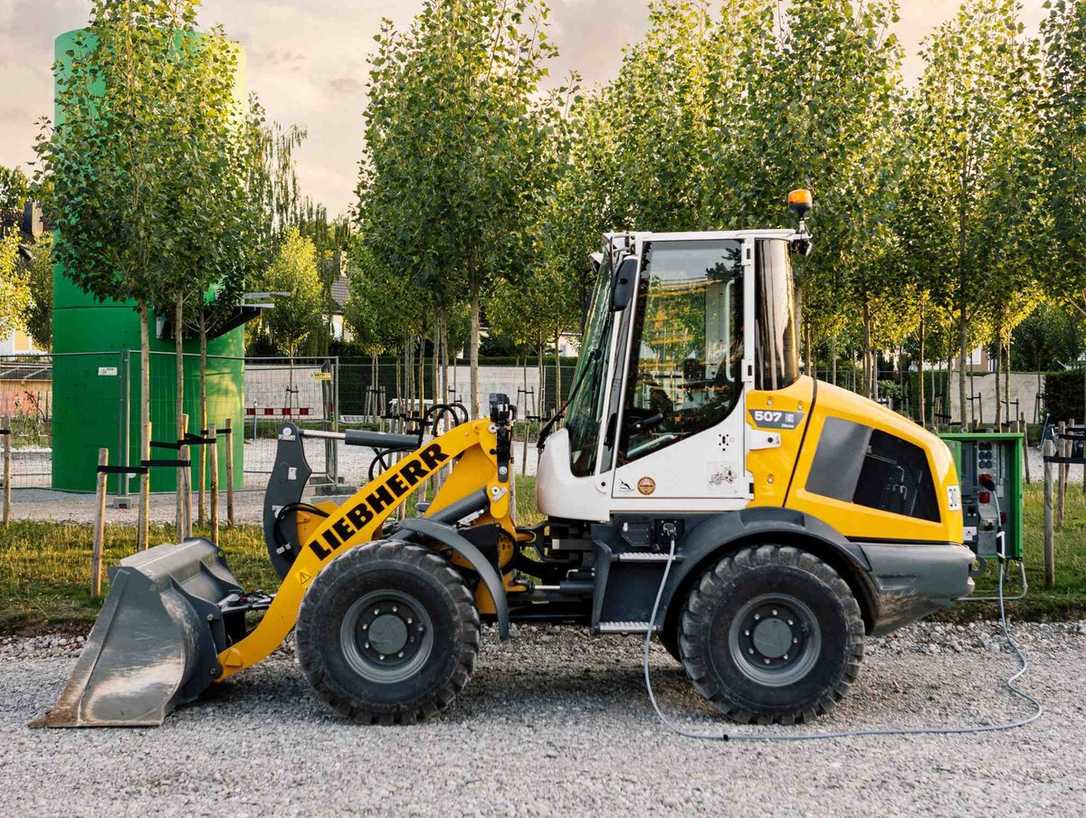 Liebherr Elektro-Radlader L 507 E mit Lithium-Ionen-Akku startet in den Verkauf