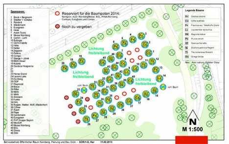 GaLaBau 2014: Nur noch wenige Patenbäume im Klimahain 99 zu vergeben