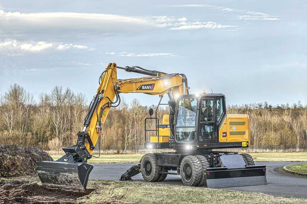 Sany präsentiert den neuen 18-Tonnen-Mobilbaggers SY175W