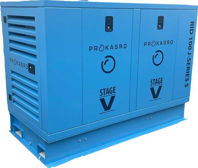 Stage V-100-kVA-Generator mit der aktuell höchstmöglichen Abgasnorm gemäß der EU-Abgasverordnung Stufe V, exklusiv erhältlich bei Prokasro | Foto: Prokasro