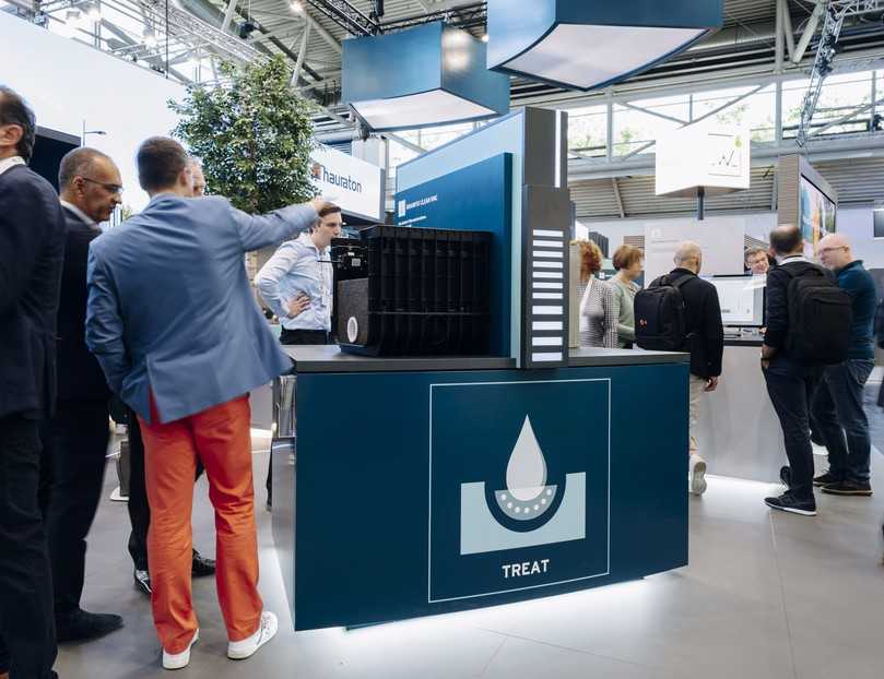 Ganzheitliches Regenwassermanagement im Fokus auf dem IFAT-Messestand | Foto: Hauraton