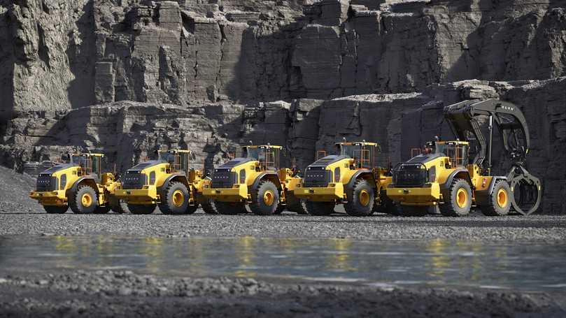 Volvo CE hat seine Radlader-Baureihe umfassend erneuert. Der Marktstart erfolgt mit fünf Modellen vom L150 bis zum L260. | Foto: Volvo CE Volvo CE hat seine Radlader-Baureihe umfassend erneuert. Der Marktstart erfolgt mit fünf Modellen vom L150 bis zum L260. | Foto: Volvo CE