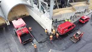 Pflanzenkohle macht den Asphalt zur CO2-Senke