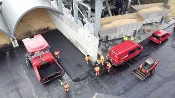Pflanzenkohle macht den Asphalt zur CO2-Senke