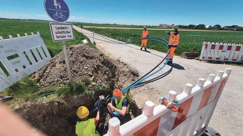 Bis zu 30 m werden mit der Rexacore bewältigt. | Foto: Tobias Kiehstaller, Geiger Unternehmensgruppe