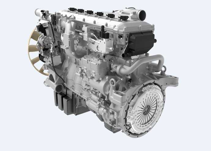 Der Wasserstoff-Verbrennungsmotor „H45“ basiert auf dem D38-Dieselaggregat, der im Motorenwerk Nürnberg umgerüstet wird. | Foto: MAN Truck & Bus