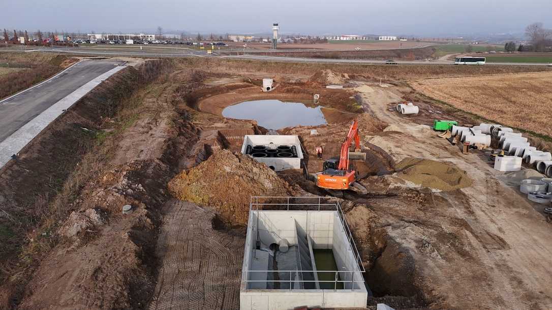 Gewerbepark Kassel Airport: Nachhaltige Energie und innovative Entwässerung