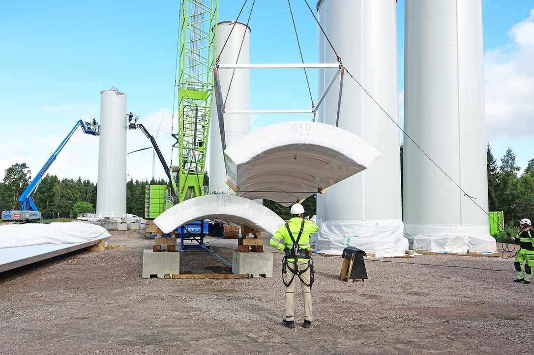 "Wind of Change Tower": Schweden bauen höchste Holz-Windkraftanlage der Welt