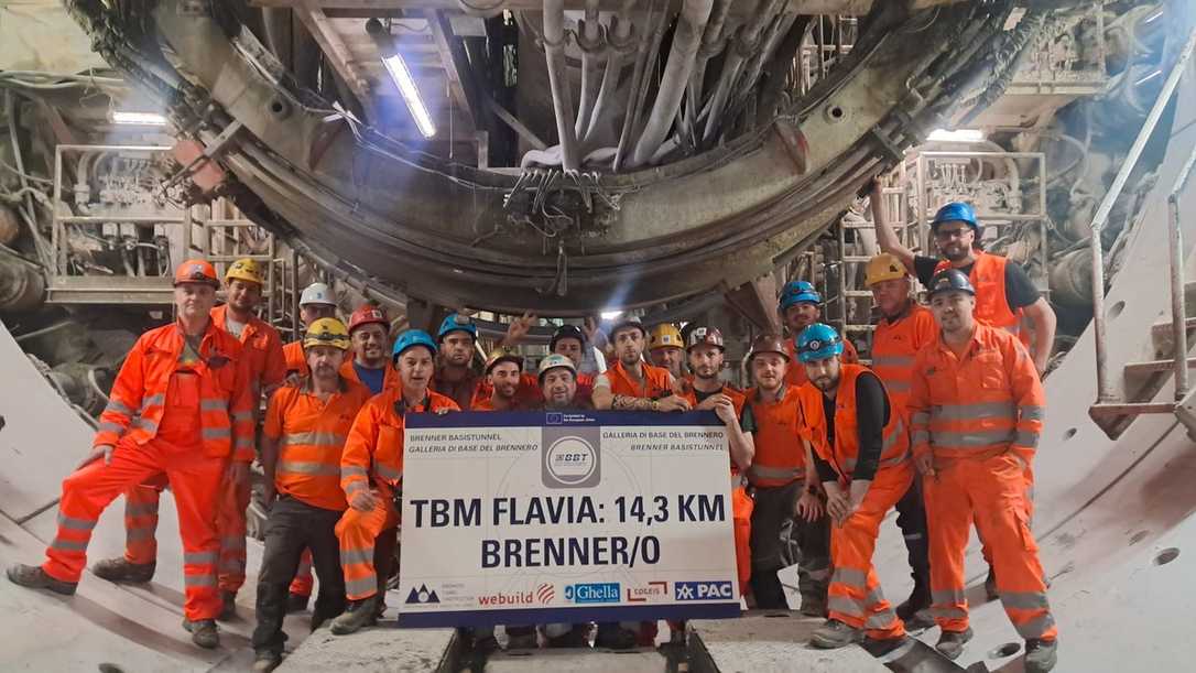 Brenner Basistunnel: Dritter Maschinenvortrieb in Italien erfolgreich abgeschlossen Brenner Basistunnel: Dritter Maschinenvortrieb in Italien erfolgreich abgeschlossen