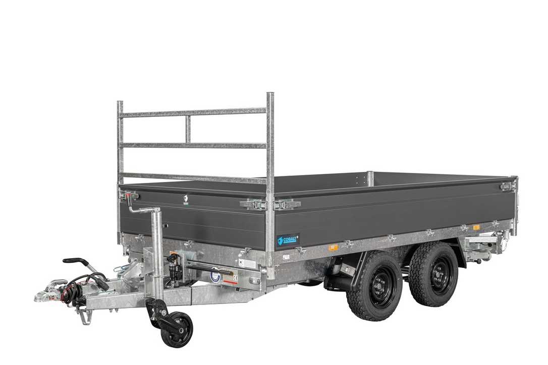 Cobalt HM+ Kipper: Dreiseitenkipper für GaLaBau und Bau Cobalt HM+ Kipper: Dreiseitenkipper für GaLaBau und Bau