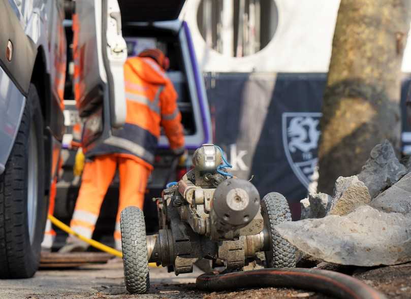 Eine visuelle Kontrolle des Arbeitsfortschrittes war über die Beobachtungskamera CutterCam am MicroGator-Geräteträger gegeben. | Foto: IBAK