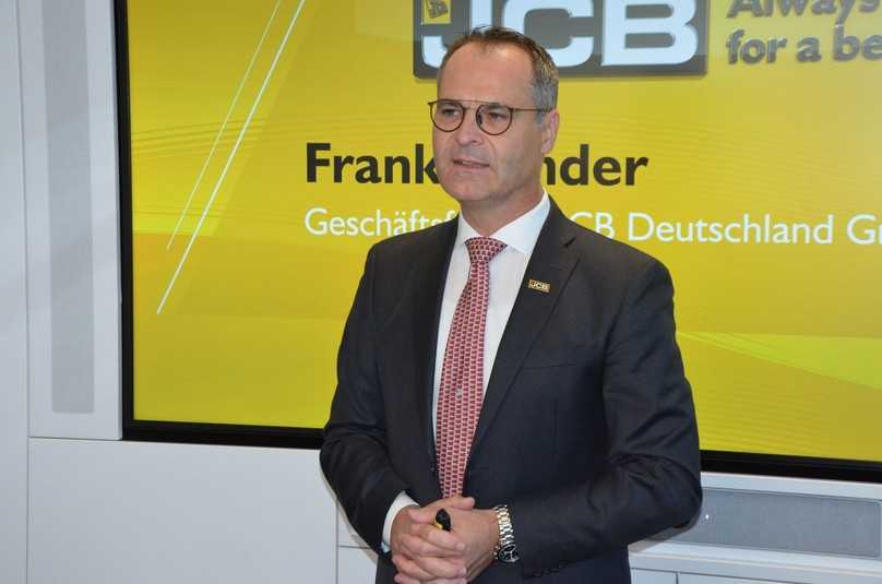 „Wir haben für den deutschen Markt eine größere Sortimentsbreite als je zuvor.“ – Frank Zander, Geschäftsführer der JCB Deutschland GmbH, glaubt fest an weiteres Wachstum auf dem deutschen Markt. | Foto: B_I