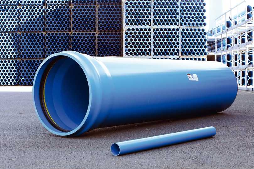 Das HS®-Kanalrohrsystem wird in Nennweiten von DN/OD 110 bis 800 mm produziert. | Foto: Funke Kunststoffe GmbH Das HS®-Kanalrohrsystem wird in Nennweiten von DN/OD 110 bis 800 mm produziert. | Foto: Funke Kunststoffe GmbH