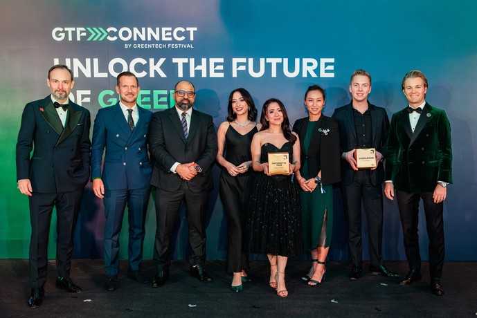 Im Rahmen des Greentech Festivals würdigen die Green Awards alljährlich die innovativsten Projekte und Köpfe. Nun wurde in Singapur im Bereich „Building“ Godelmann als Sieger ausgezeichnet. | Foto: Godelmann