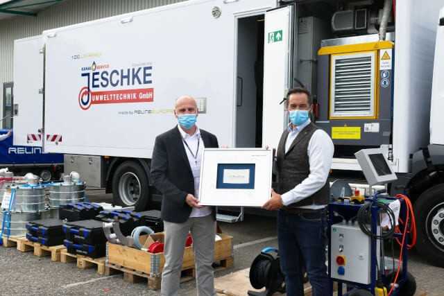 Relineeurope liefert 100. UV-Anlage an Jeschke Umwelttechnik