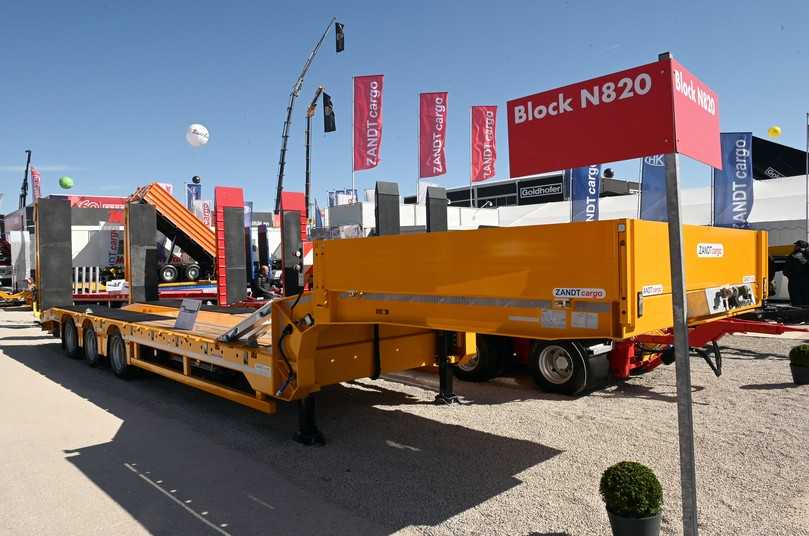 Sattel-Tieflader ST 480 von Zandt cargo | Foto: QUATEX Sattel-Tieflader ST 480 von Zandt cargo | Foto: QUATEX