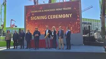 +++ bauma 2025: Mercedes Trucks und Zoomlion vertiefen ihre Kooperation +++