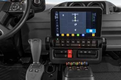 Neues Bedienkonzept für Unimog